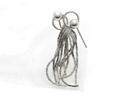 Pawnitems, Earrings, 1 pair in silver 925 without stopper 2,9 g, in auction: Pawn – Tuesday 22 November 2011