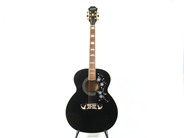Pawnitems, Guitar, Acustic Guitar Epiphone model EJ-200BK, in auction: Pawn – Tuesday 22 November 2011