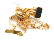 Pawnitems, Lot of gold, 18K damaged/engraved 26,5g, in auction: Pawn – Tuesday 22 November 2011