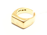 Pawnitems, Signet ring, 18K engraved  12,9g, in auction: Pawn – Tuesday 22 November 2011