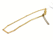 Pawnitems - Bracelet, 18K safety-chain not gold 18,5cm 5,2g - View 1