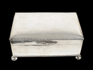 Pawnitems - Casket, silver with träfoder engraved br 1001g - View 1