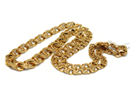 Pawnitems, Necklace, 18K graduated Bismarck 46cm 29,5g, in auction: Pawn – Tuesday 22 November 2011