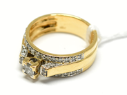 Pawnitems, Ring, 18K with diamonds 1xca0,15ct 4xca0,005ct ca30xca0,01ct Ø163/4 6,3g, in auction: Pawn – Tuesday 22 November 2011