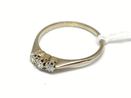 Pawnitems, Ring, 18K white gold with diamonds 3xca0,04ct Ø161/2 2,3g, in auction: Pawn – Tuesday 22 November 2011