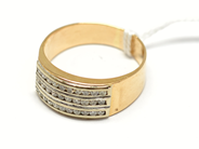 Pawnitems, Ring, 18K with diamonds 31xca0,02ct Ø201/4 6,7g, in auction: Pawn – Tuesday 22 November 2011