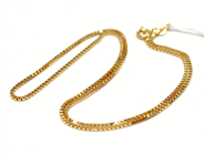 Pawnitems, Necklace, 18K Box-chain 42,5cm 6g, in auction: Pawn – Tuesday 22 November 2011
