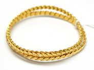 Pawnitems, Bangles, 2st 21K damaged 38,7g, in auction: Pawn – Tuesday 22 November 2011