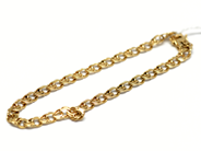 Pawnitems, Bracelet, 18K Bismarck 20cm 7,8g, in auction: Pawn – Tuesday 22 November 2011