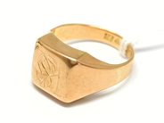 Pawnitems, Signet ring, 18K damaged 5,9g, in auction: Pawn – Tuesday 22 November 2011