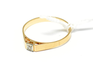Pawnitems, Ring, with åttkantsslipad diamond ca0,02ct, in auction: Pawn – Tuesday 22 November 2011