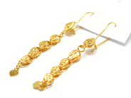 Pawnitems, Earrings, one pair 21K 4g, in auction: Pawn – Tuesday 22 November 2011