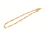 Pawnitems, Bracelet, Figaro 18K 19cm 2,6g, in auction: Pawn – Tuesday 22 November 2011
