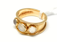 Pawnitems, Ring, with stones 18K Ø17 1/4 4,1g, in auction: Pawn – Tuesday 22 November 2011