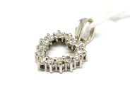Pawnitems, Pendant, white gold with diamonds 1xca0,02ct 13xca0,01ct 18K 1,6g, in auction: Pawn – Tuesday 22 November 2011