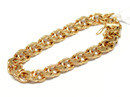 Pawnitems, Bracelet, Bismarck 18K 19cm 39,3g, in auction: Pawn – Tuesday 22 November 2011