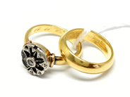 Pawnitems, Lot of gold, 23K engraved/defect 11,6g, in auction: Pawn – Tuesday 22 November 2011