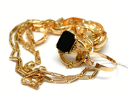 Pawnitems, Lot of gold, with stones 18K defect 46,1g, in auction: Pawn – Tuesday 22 November 2011