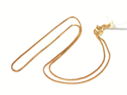 Pawnitems, Necklace, Box-chain 18K 37,5cm 2,2g, in auction: Pawn – Tuesday 22 November 2011