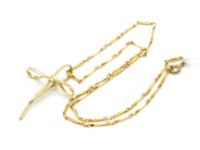 Pawnitems, Necklace,  with clasp not gold 42cm Pendant 18K 11,4g, in auction: Pawn – Tuesday 22 November 2011
