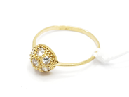 Pawnitems, Ring, with white stones dented 18K 1,6g, in auction: Pawn – Tuesday 22 November 2011