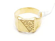 Pawnitems, Signet ring, dented damaged  18K 2,8g, in auction: Pawn – Tuesday 22 November 2011