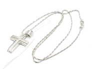 Pawnitems, Necklace, white gold 44cm Pendant engraved white gold 18K 5,3g, in auction: Pawn – Tuesday 22 November 2011