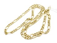 Pawnitems, Necklace, Figaro defect 18K  61cm 31,5g, in auction: Pawn – Tuesday 22 November 2011