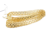 Pawnitems, Necklace, graduated "x-link" with bar 42,5cm 18K 32,4g, in auction: Pawn – Tuesday 22 November 2011