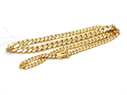 Pawnitems, Necklace, graduated  "curb" 43cm 18K 51,8g, in auction: Pawn – Tuesday 22 November 2011