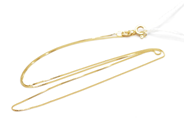 Pawnitems, Necklace, Box-chain 40cm 18K 1,1g, in auction: Pawn – Tuesday 22 November 2011