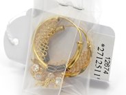 Pawnitems, Earrings, 1par with enamel and stones 21K 6,9g, in auction: Pawn – Tuesday 22 November 2011