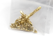 Pawnitems, Lot of Gold, broken dented 18K 2,3g, in auction: Pawn – Tuesday 22 November 2011