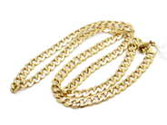 Pawnitems, Necklace, "curb" with clasp not gold   46cm 18K 12,3g, in auction: Pawn – Tuesday 22 November 2011