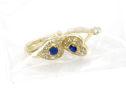 Pawnitems, Earrings, 1par with stones 14K 3,3g, in auction: Pawn – Tuesday 22 November 2011