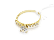 Pawnitems, Ring, with stones Ø18¼ 9K 2g, in auction: Pawn – Tuesday 22 November 2011