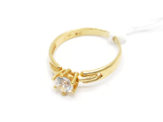 Pawnitems, Ring, with stones dented  21K 2,5g, in auction: Pawn – Tuesday 22 November 2011
