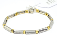 Pawnitems, Bracelet, with stones double-dyed 18,5cm 18K 21,1g, in auction: Pawn – Tuesday 22 November 2011