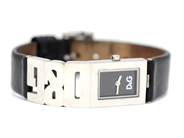 Pawnitems, Ladie´s wristwatch, D&G quartz steel with leather strap in case, in auction: Pawn – Tuesday 22 November 2011