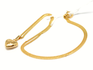 Pawnitems, Necklace,  "curb" 36cm Pendant 18K 4g, in auction: Pawn – Tuesday 22 November 2011