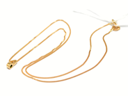 Pawnitems, Necklace,  "curb" 36cm Pendant 18K 1,9g, in auction: Pawn – Tuesday 22 November 2011