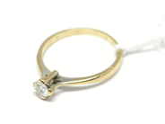 Pawnitems, Ring, with diamonds 1xca0,25ct Ø18¾ 18K 2,6g, in auction: Pawn – Tuesday 22 November 2011