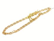 Pawnitems, Bracelet, "curb" with safety-chain 18K 5,4g, in auction: Pawn – Tuesday 22 November 2011