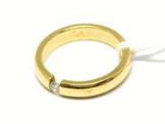 Pawnitems, Ring, with diamond 1xca0,18ct Ø21½ 18K 11,9g, in auction: Pawn – Tuesday 22 November 2011