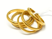 Pawnitems, Lot of Gold,  engraved dented 23K 21,4g, in auction: Pawn – Tuesday 22 November 2011