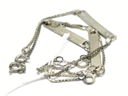 Pawnitems, Bracelet, 3st with plattor 16cm silver 7,2g, in auction: Pawn – Tuesday 22 November 2011