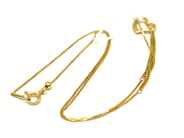 Pawnitems, Necklace, with integrated Pendant 40cm 18K 3,1g, in auction: Pawn – Tuesday 22 November 2011