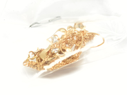 Pawnitems, Set of jewellery, Earrings 1par Pendant Necklace Singapore 44cm with stones 18K 2,4g, in auction: Pawn – Tuesday 22 November 2011