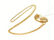 Pawnitems, Necklace,  Box-chain 39cm Pendant 18K 3,1g g, in auction: Pawn – Tuesday 22 November 2011