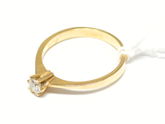 Pawnitems, Ring, with diamond 1xca0,20ct Ø17½ 18K 2,1g, in auction: Pawn – Tuesday 22 November 2011